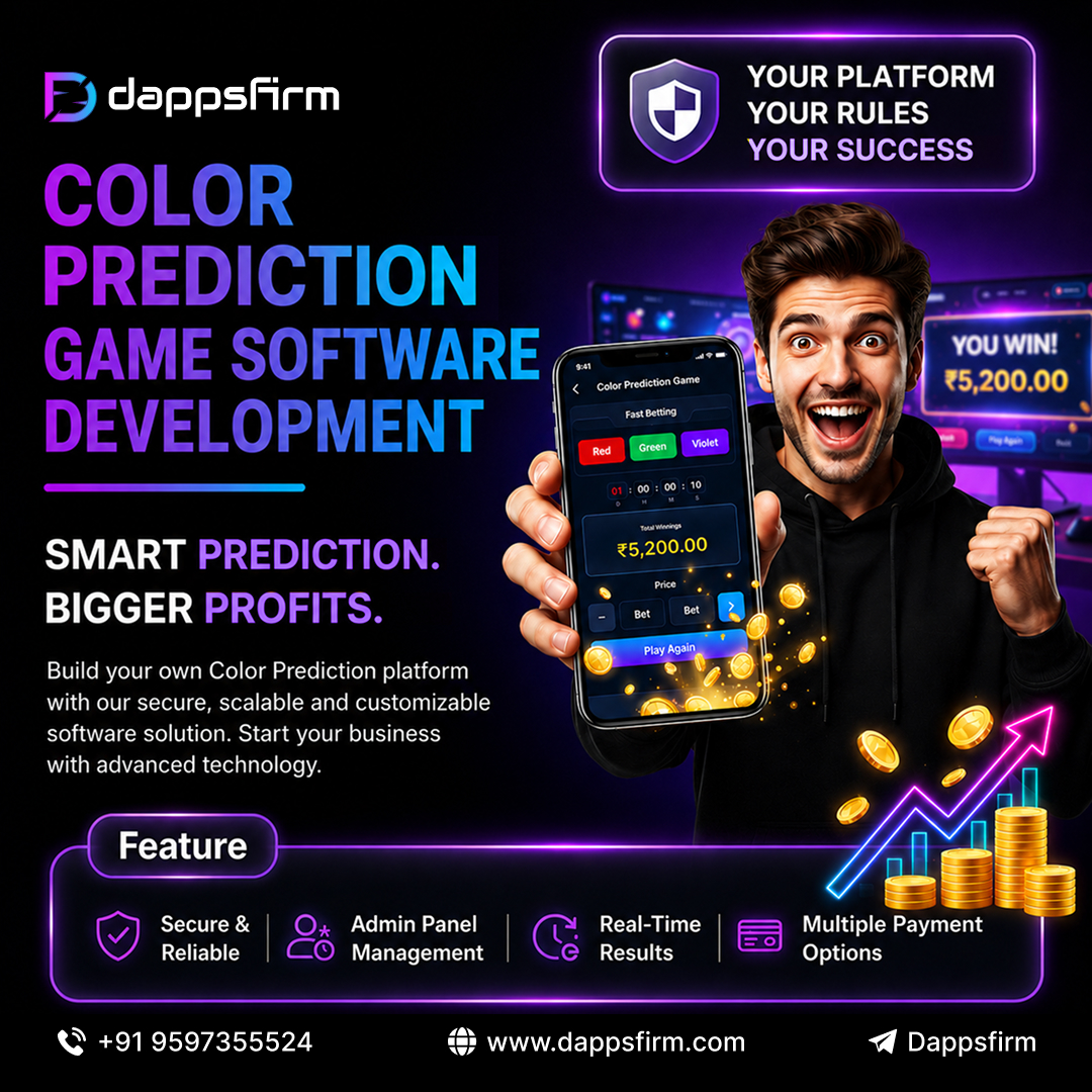 Custom Color Prediction Game Development for Gaming Startups