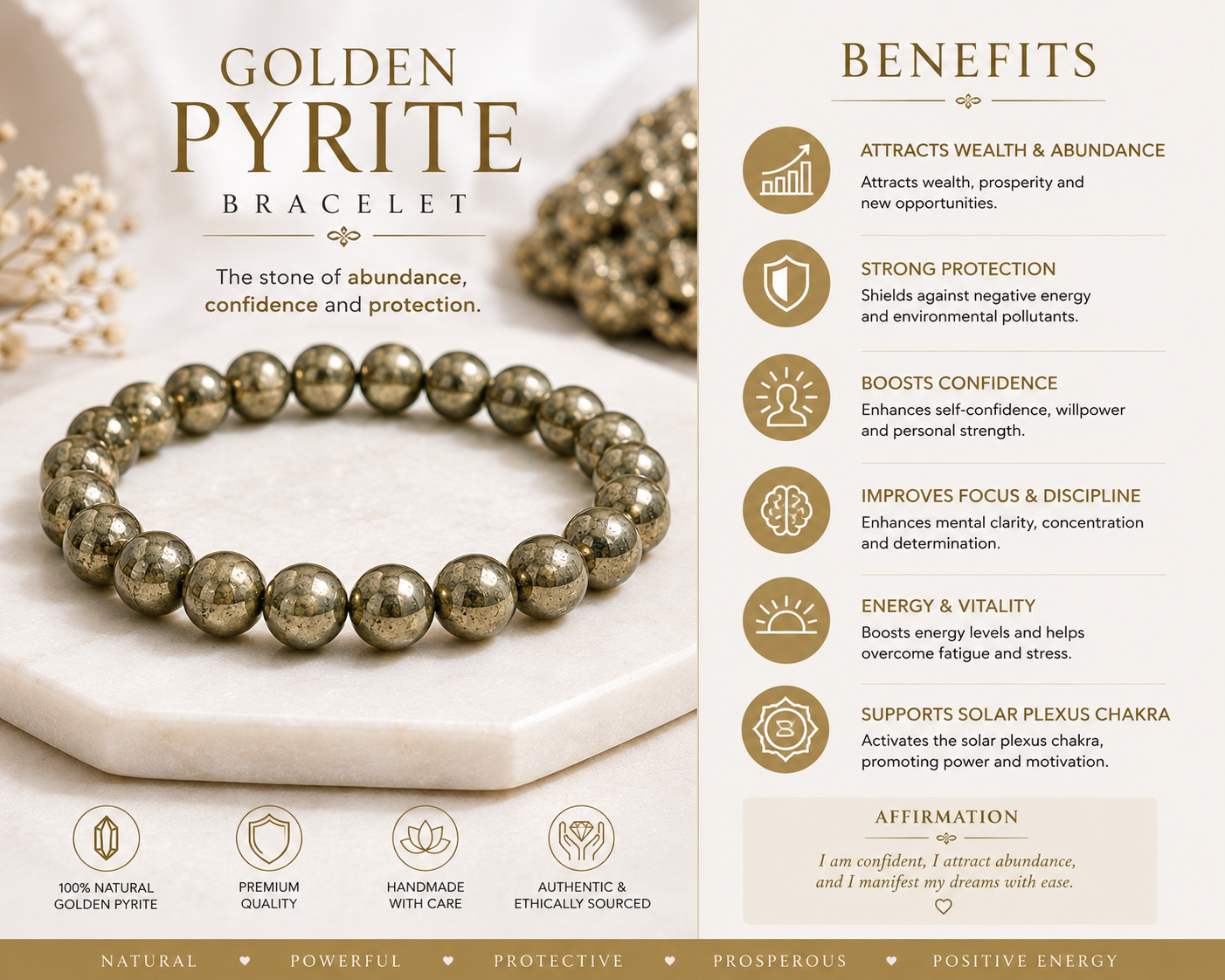 Pyrite Bracelet