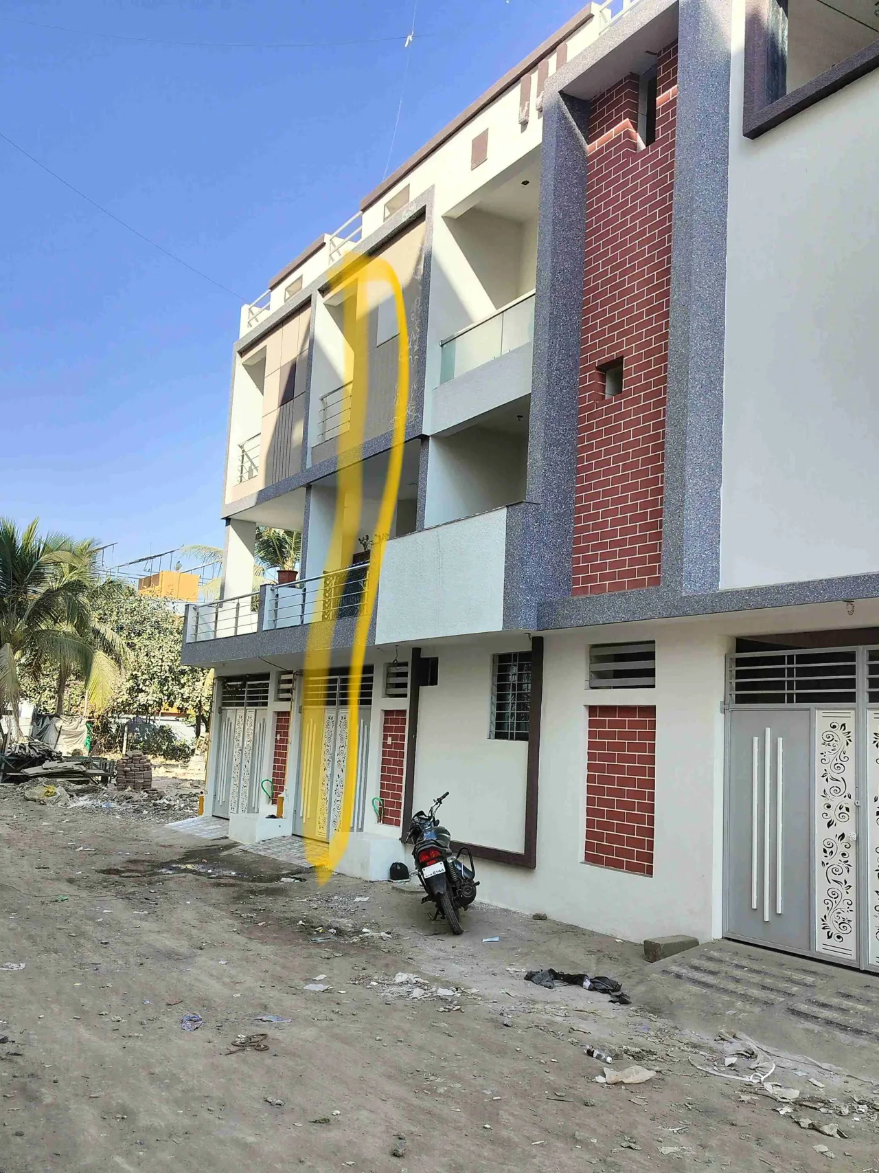 3bhk પાર્કિંગ વાળું 80 ફૂટ રોડ jk સાગર ની બાજુમાં ધનરાજ પાર્ક
