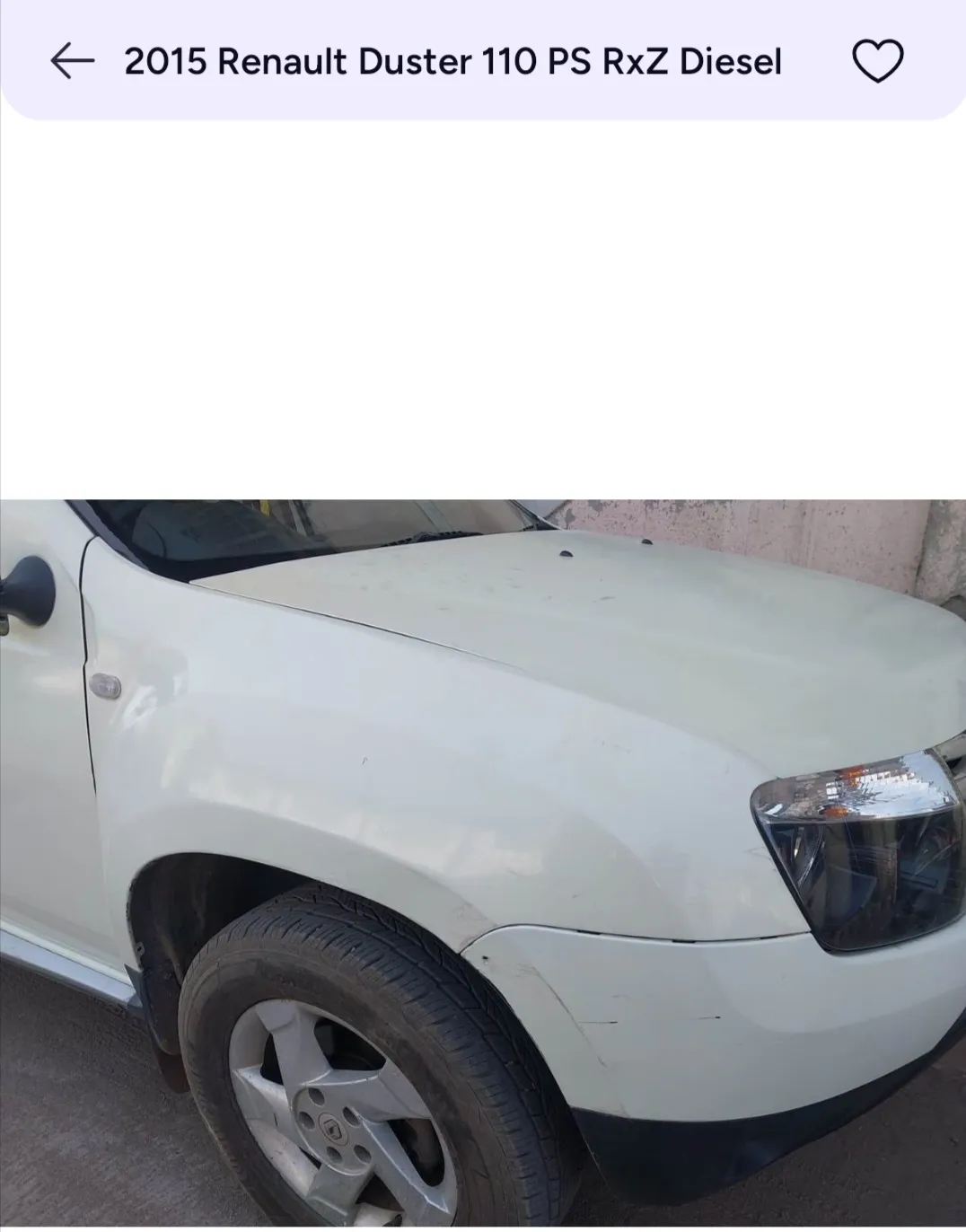 Renault duster RXZ TOP MODEL 110 psDiesel ,1 st owner