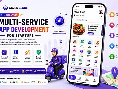 Gojek Clone – Multi-Service App Development for Startups
