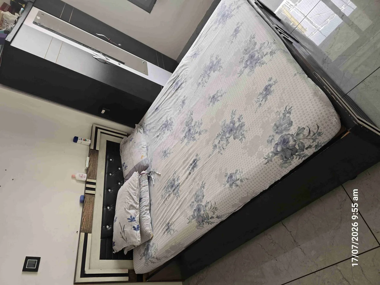 Storage double bed