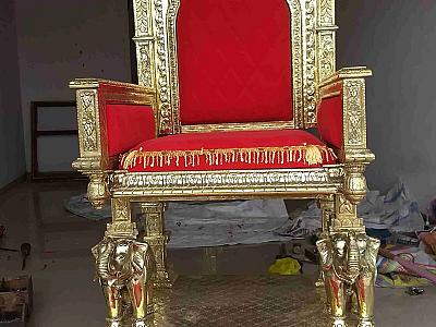 Brass chair