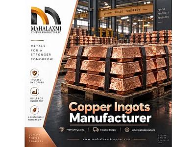 Copper Ingots Manufacturer in Ahmedabad | Mahalaxmi Copper