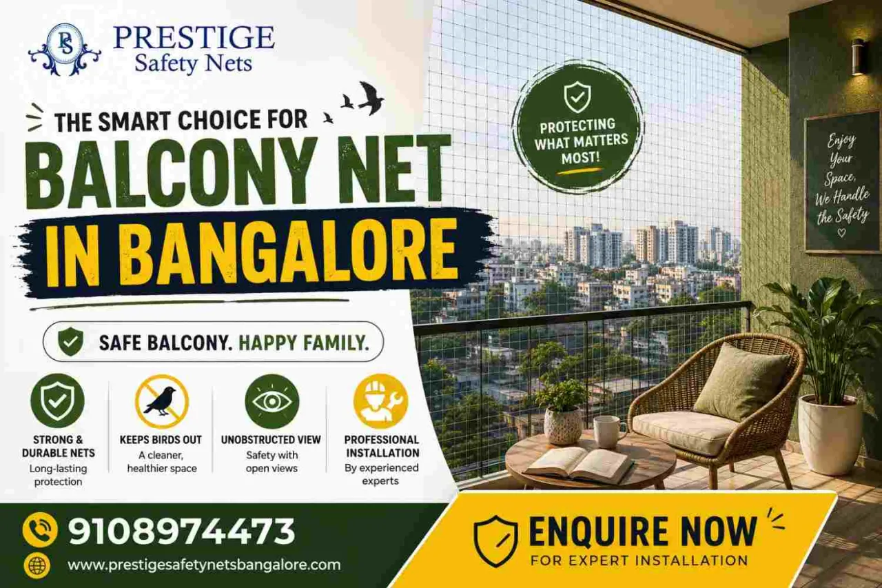 Best Balcony Net in Bangalore | Prestige Safety Nets