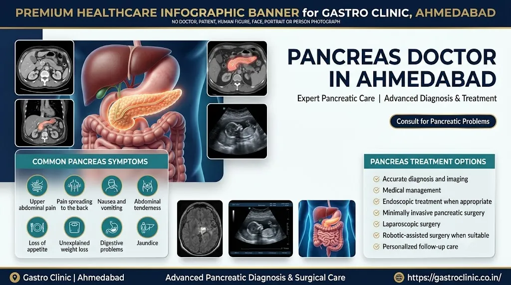 Pancreas Doctor in Ahmedabad – Expert Pancreatic Care, Diagnosis & Treatment