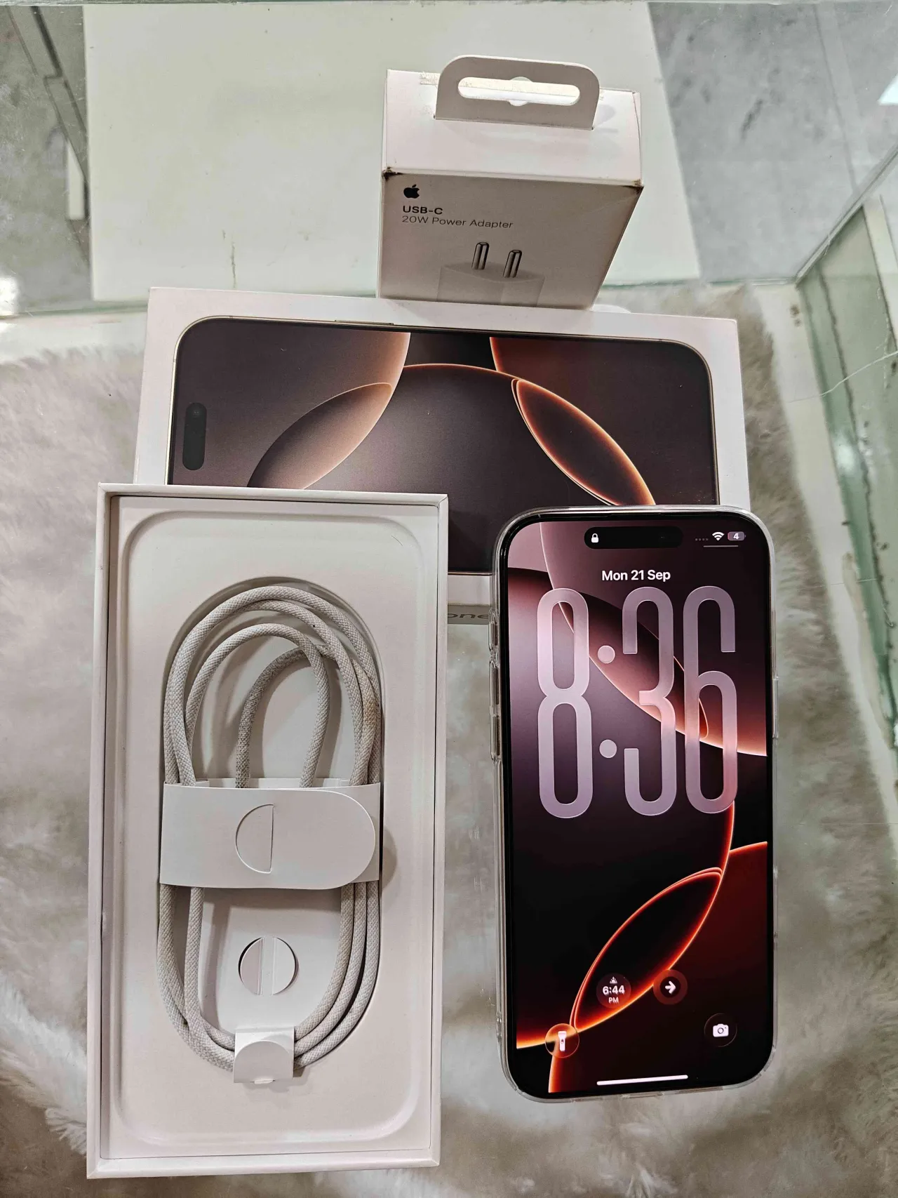 Sell iphone 16 pro max, 256gb ram, indian, 1 month warranty remaining, with original charger