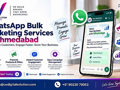 WhatsApp Bulk Marketing Services in Ahmedabad | UV Digital