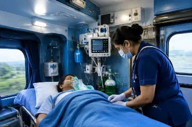 Train Ambulance Service in Kolkata | Safe Patient Transfer with Medical Support