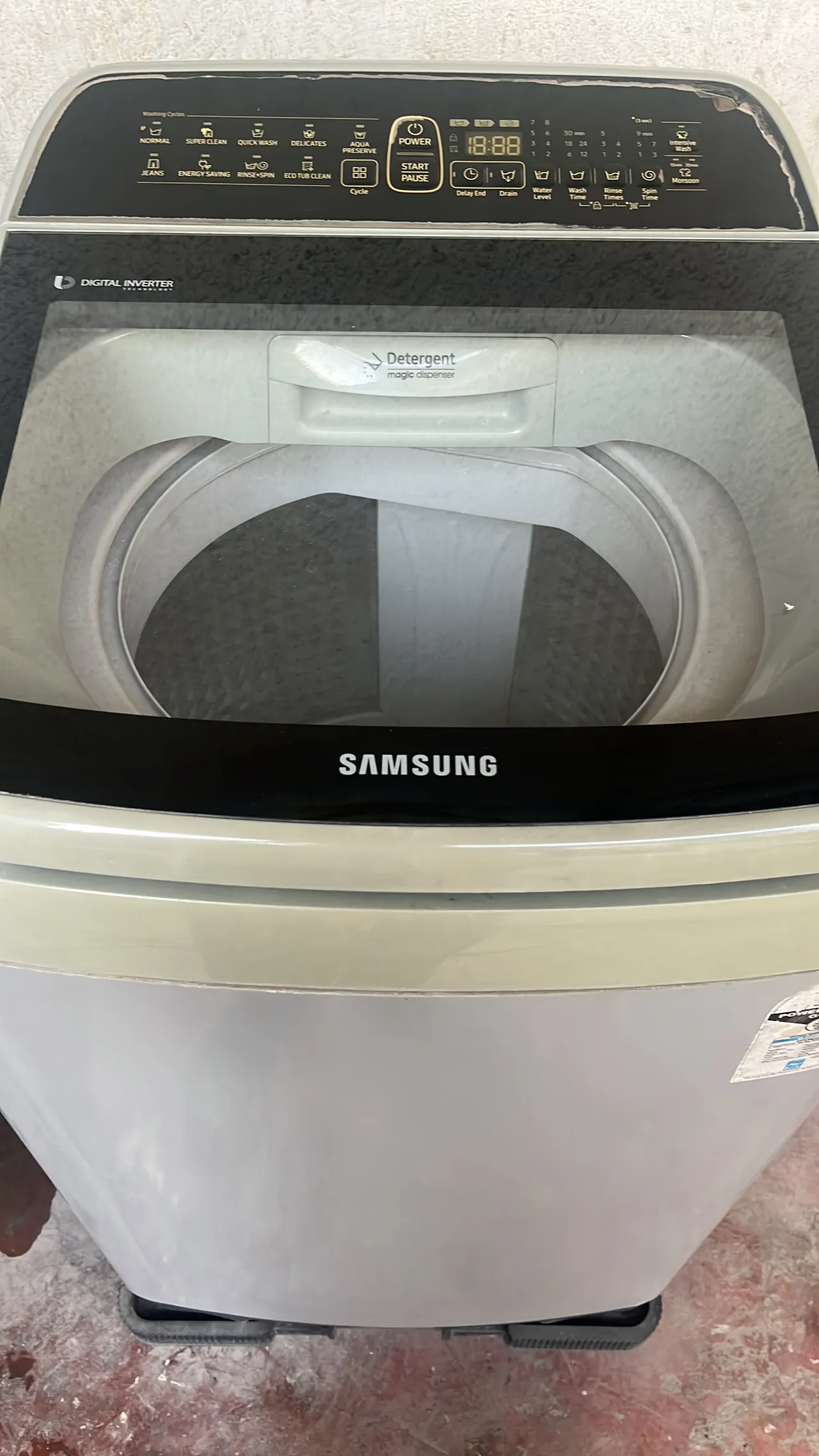 4 year old samsung fully automatic 6.5 kg top loder