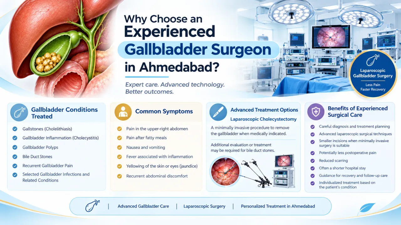 Experienced Gallbladder Surgeon Care in Ahmedabad