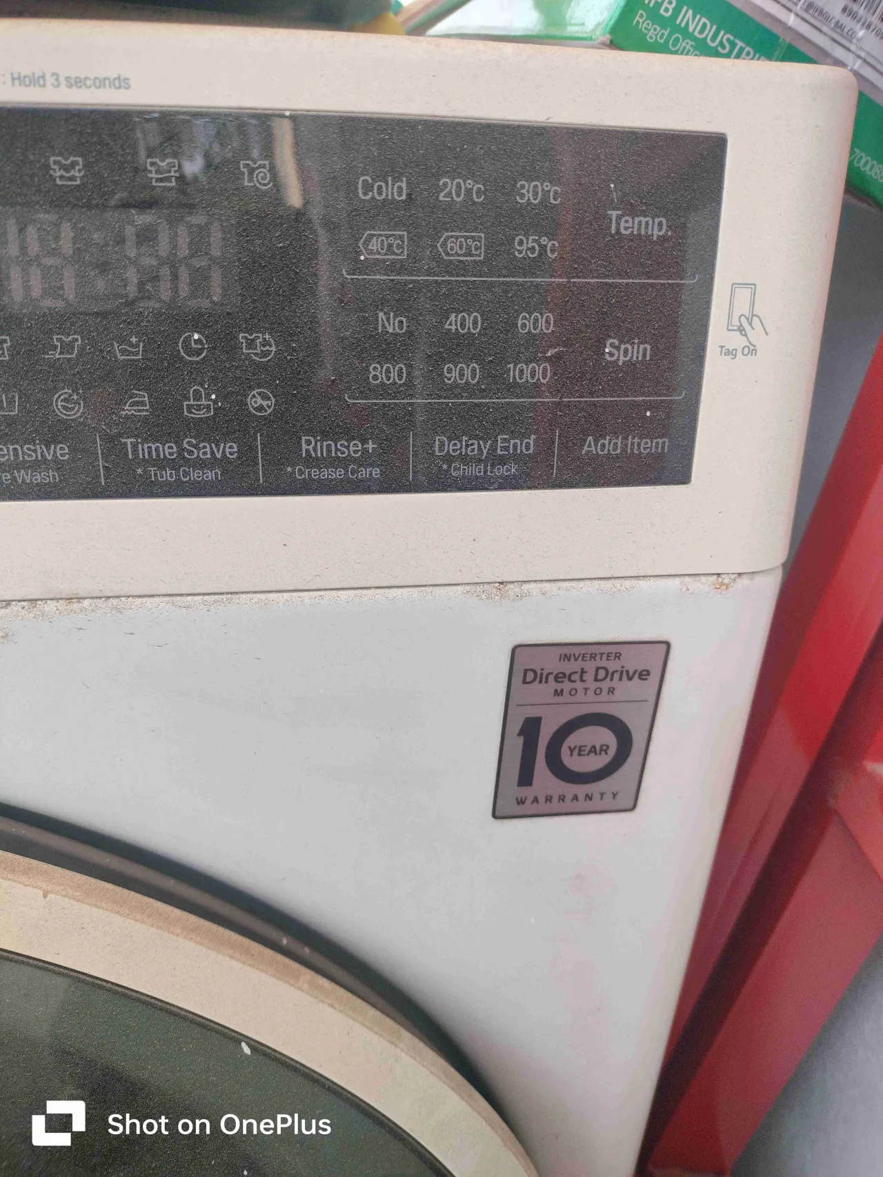 L G 6.5kg atuometic frount door machine