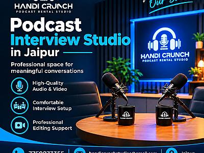 HandiCrunch Professional Podcast Recording Studio in Jaipur