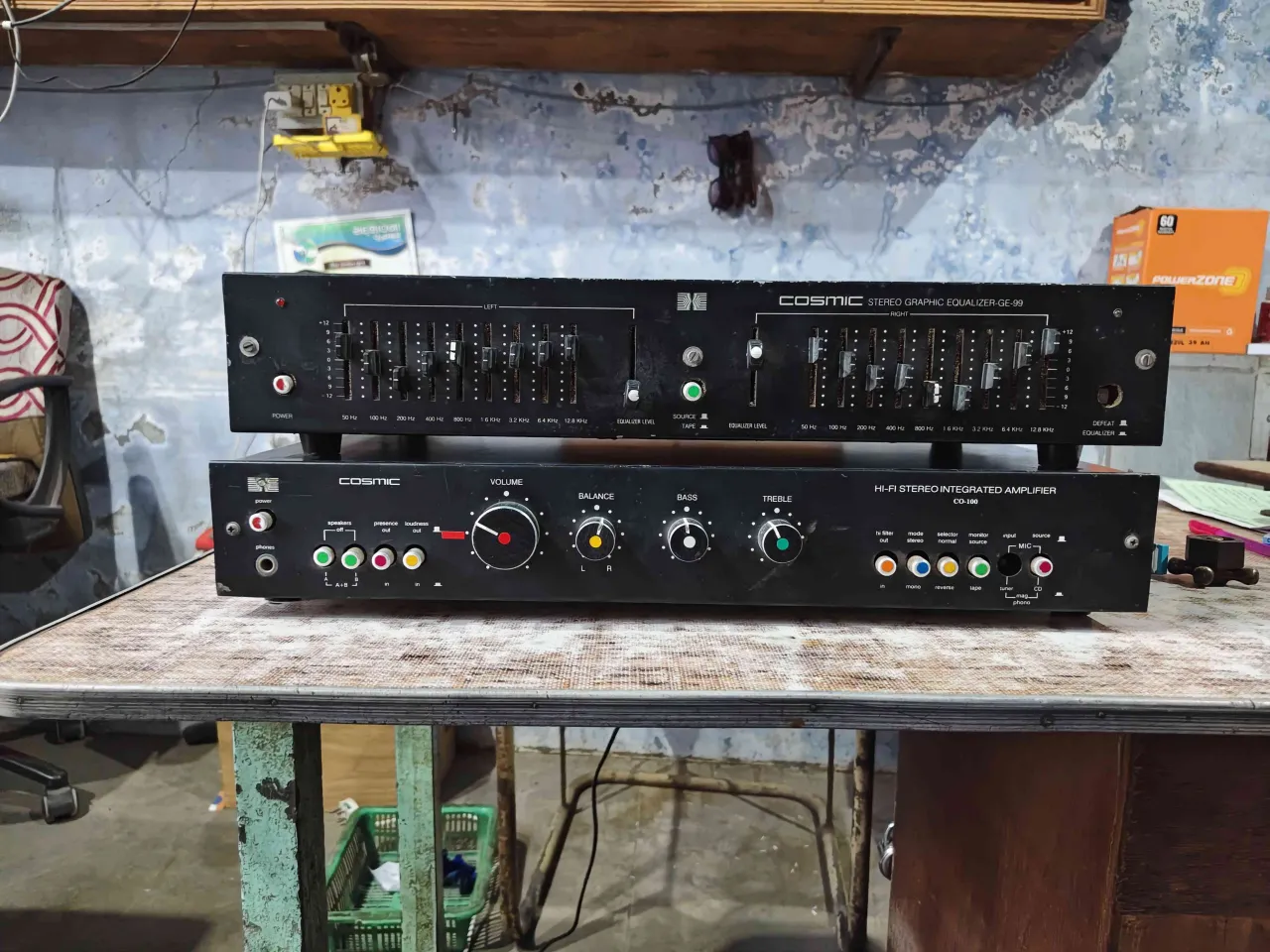 Cosmic amplifier and equaliser
