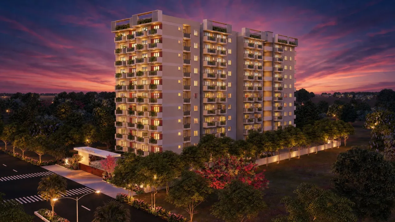 Garuda Park View - RERA 2 & 3 BHK Apartments, Hoskote (from Rs.6,200/sq ft)