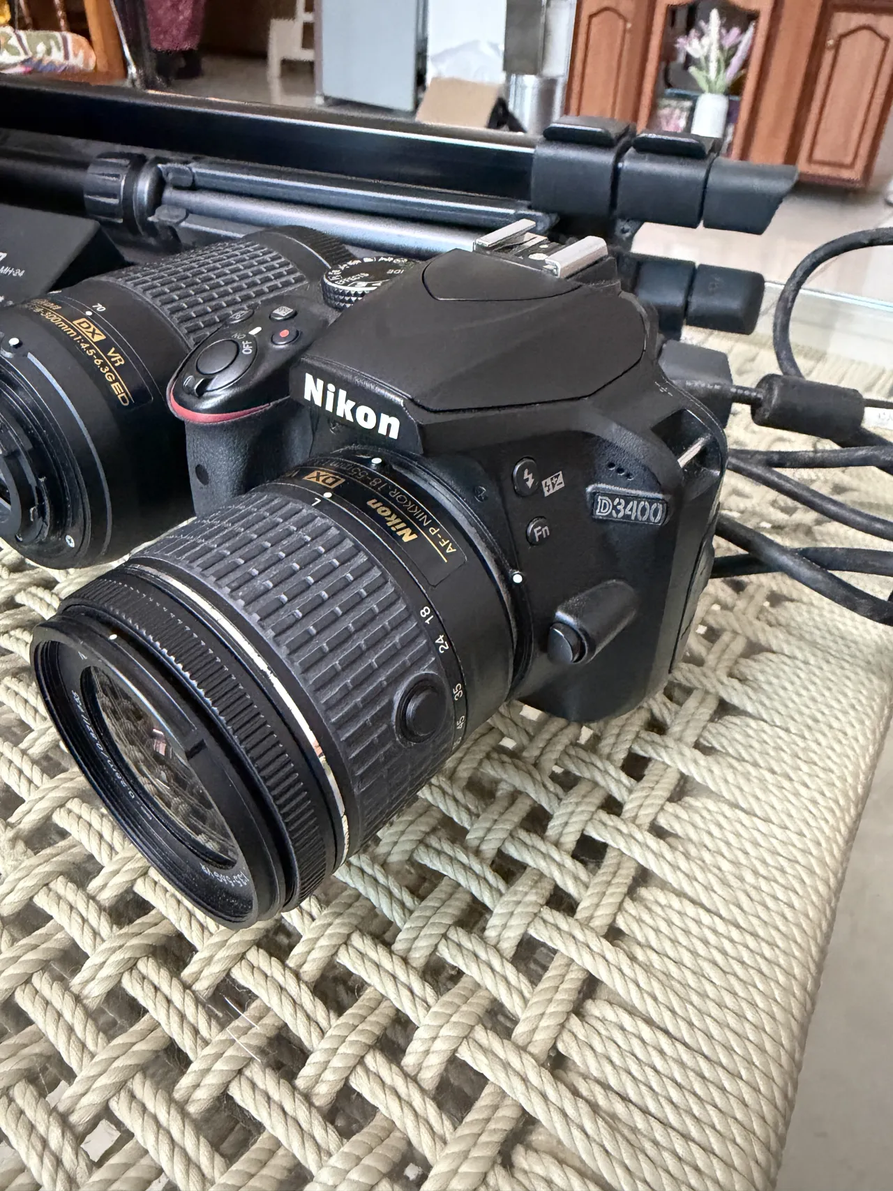 NIKON D3400 WITH EXTRA LENS